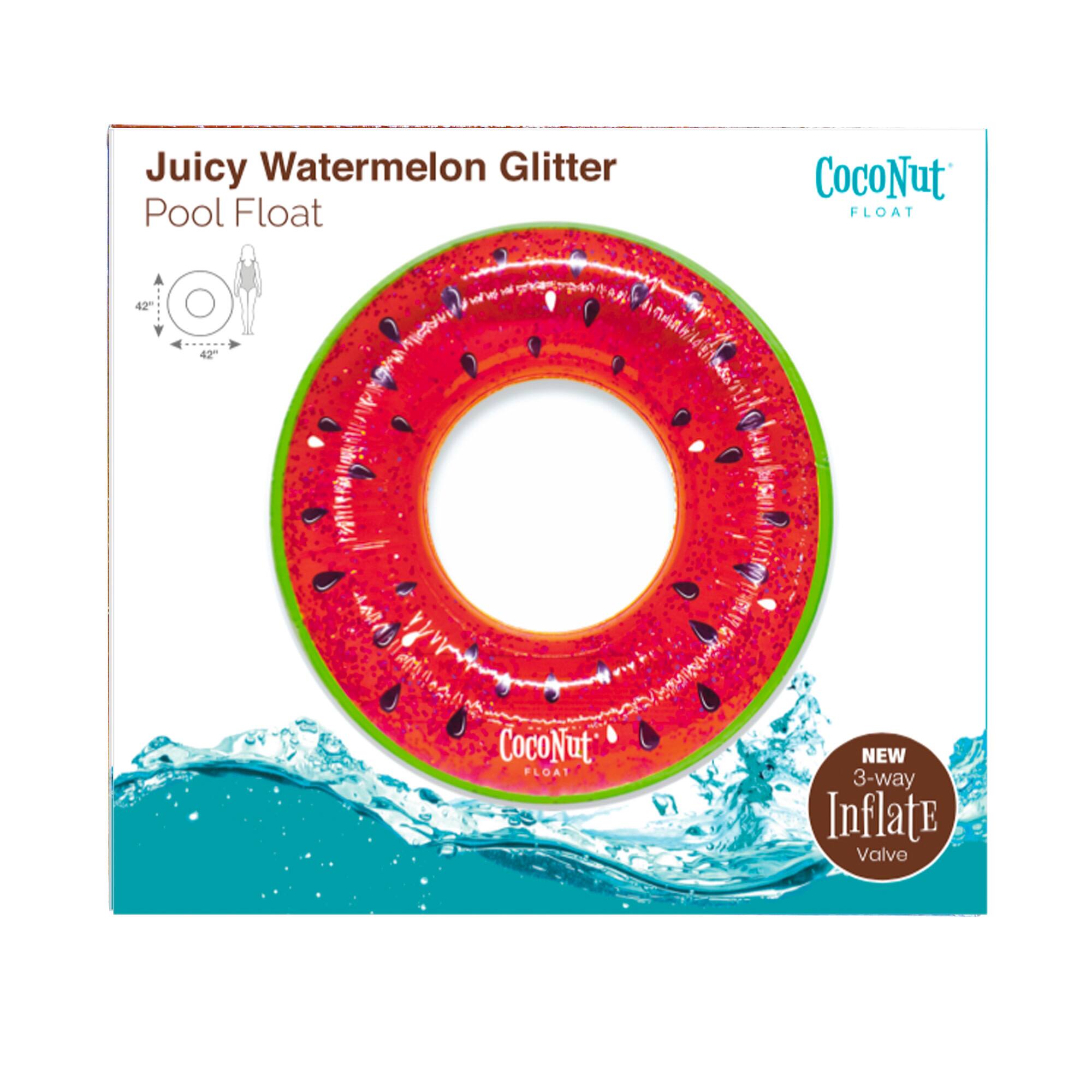 Salus CocoNut 42" Juicy Watermelon Glitter Pool Float